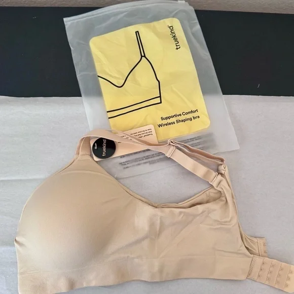 Truekind Supportive Comfort Wireless
Shaping Bra Nude/Beige  Size Large NWT - Picture 8 of 8